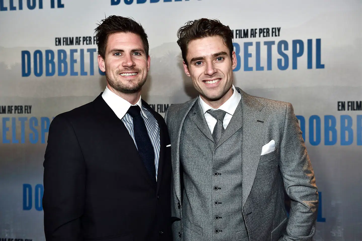 Ved gallapremieren på Per Flys danske thriller ’Dobbeltspil’ præsenterede Johannes Nymark i januar sin nye kæreste Jonas Løvik. Foto Tariq Mikkel Khan