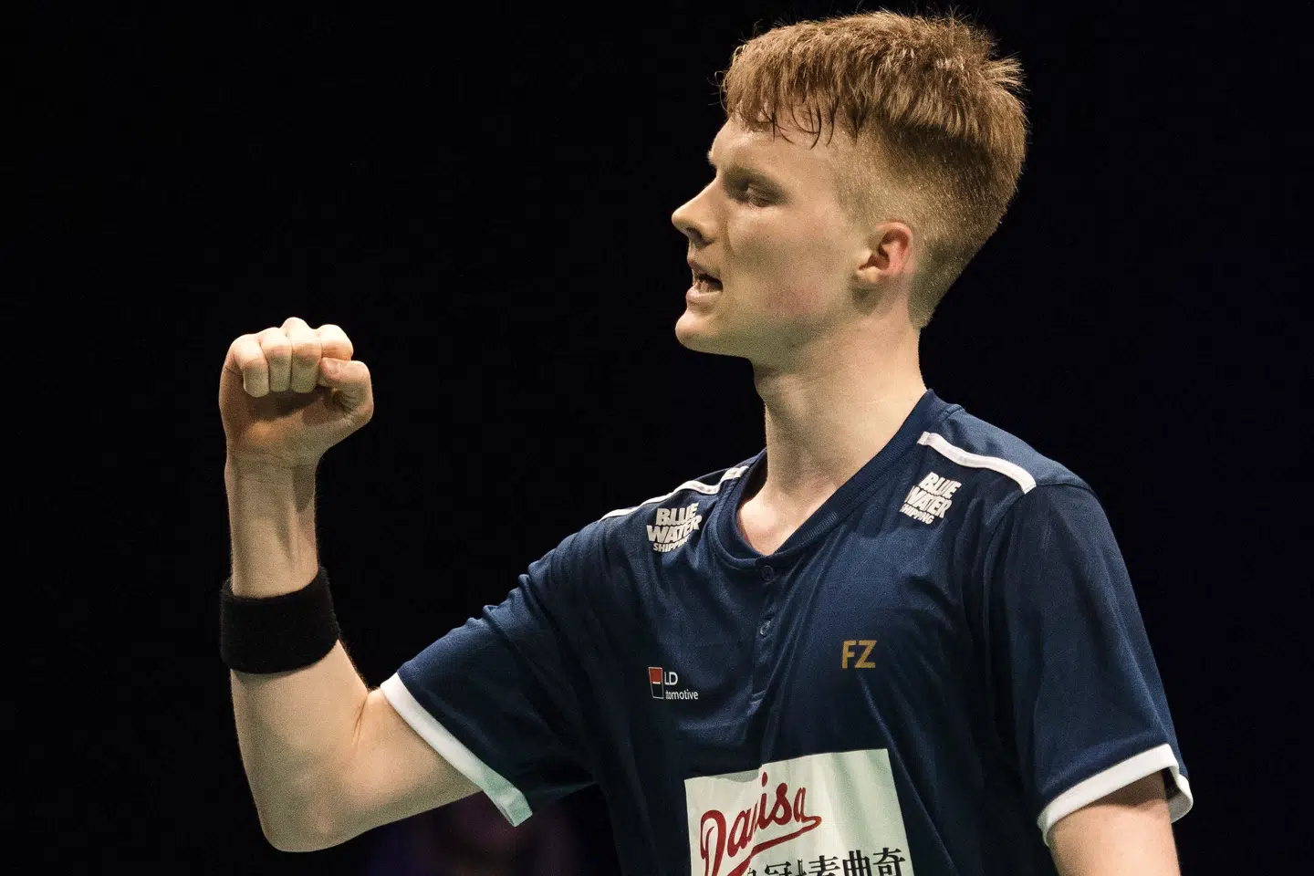 Anders Antonsen vandt for andet år i træk guld i badminton herresingle, og sølvet går til Hans-Kristian Vittinghus i finalen ved DM. Scanpix/Bo Amstrup/arkiv