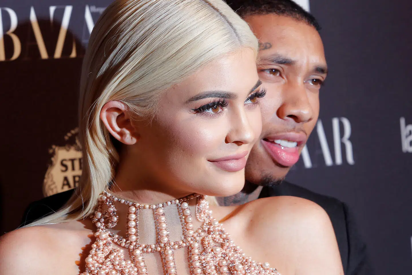 FILE PHOTO: Tyga and Kylie Jenner attend Harper's Bazaar's celebration of 'ICONS By Carine Roitfeld' at The Plaza Hotel during New York Fashion Week in Manhattan, New York, U.S., September 9, 2016. REUTERS/Andrew Kelly/File Photo