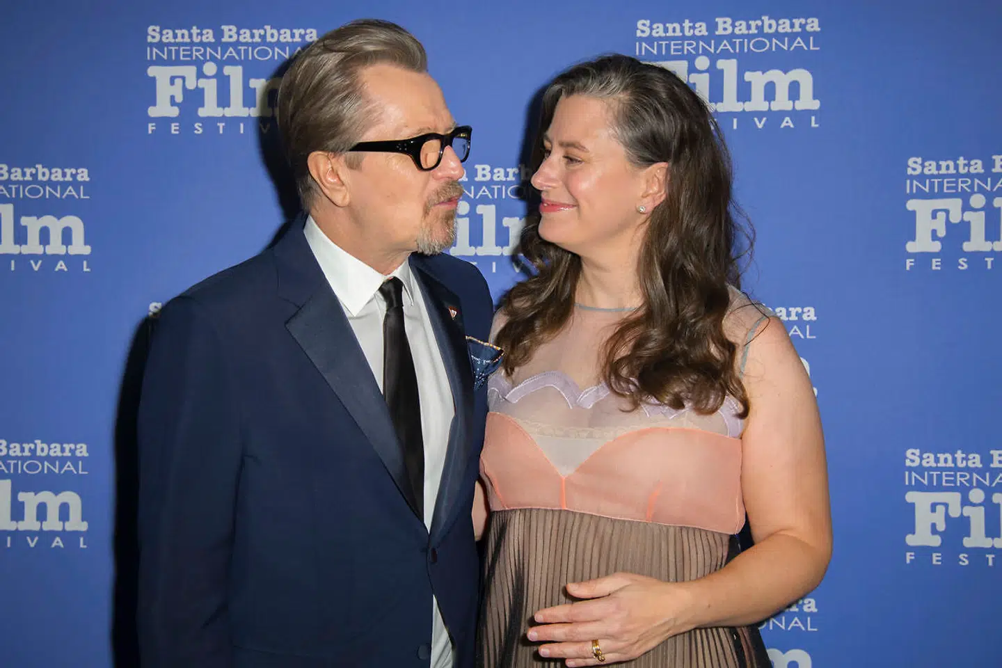 Gary Oldman og Gisele Schmidt.