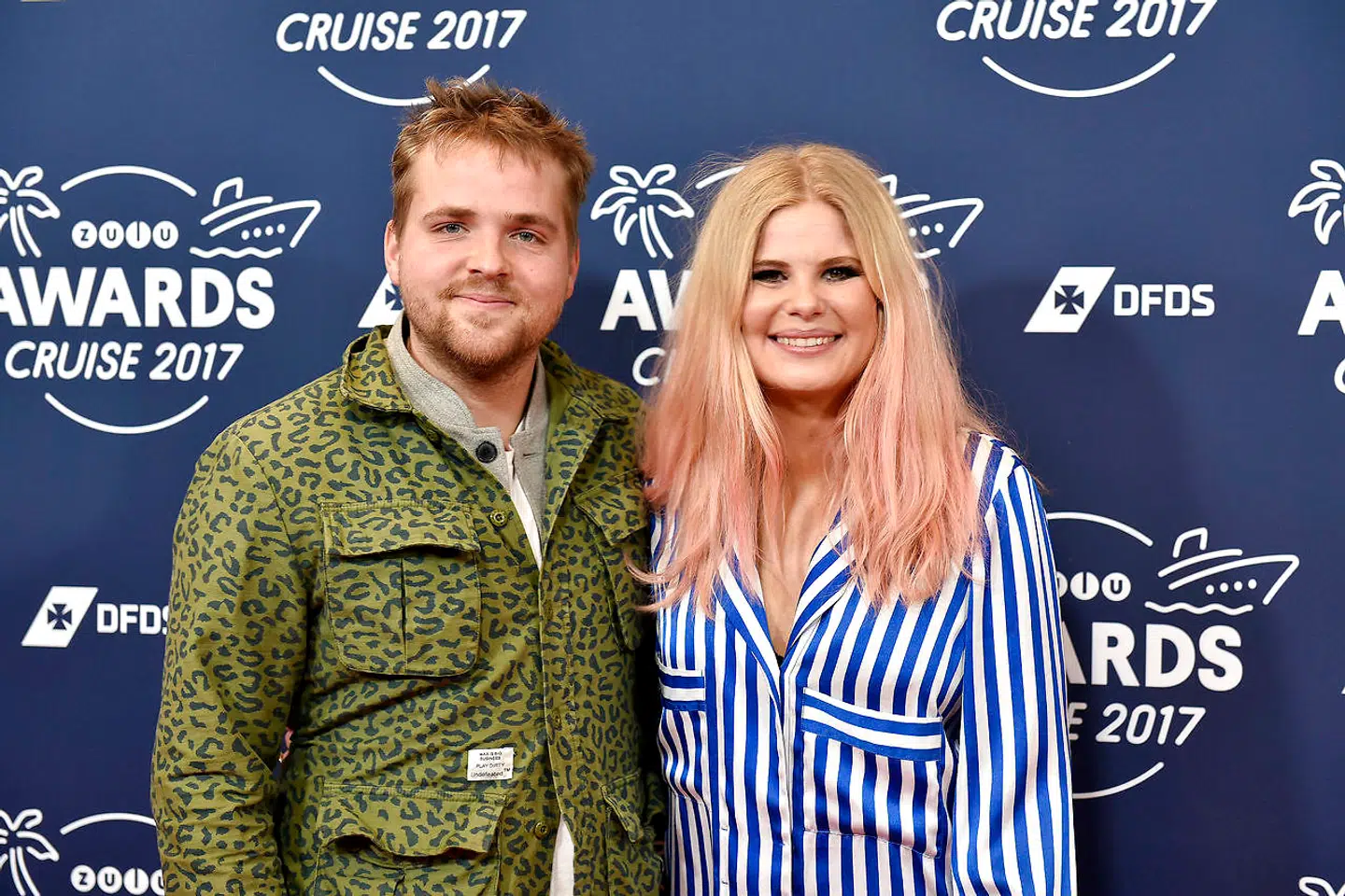 (ARKIV) ZULU Awards 2017 som foregår på Oslobåden. Sofie Linde og Joakim Ingversen fotograferet d. 2. februar 2002. Den højgravide X Factor-værtinde føder sit første barn og afslutter den sidste sæson "X Factor" i 2018. Det skriver Ritzau, tirsdag den 26. december 2017.. (Foto: Nils Meilvang/Scanpix 2017)