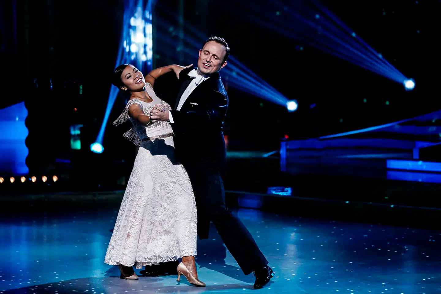 Thomas Evers Poulsen dansede med kokken Dak Wichangoen i 'Vild med dans' 2017.