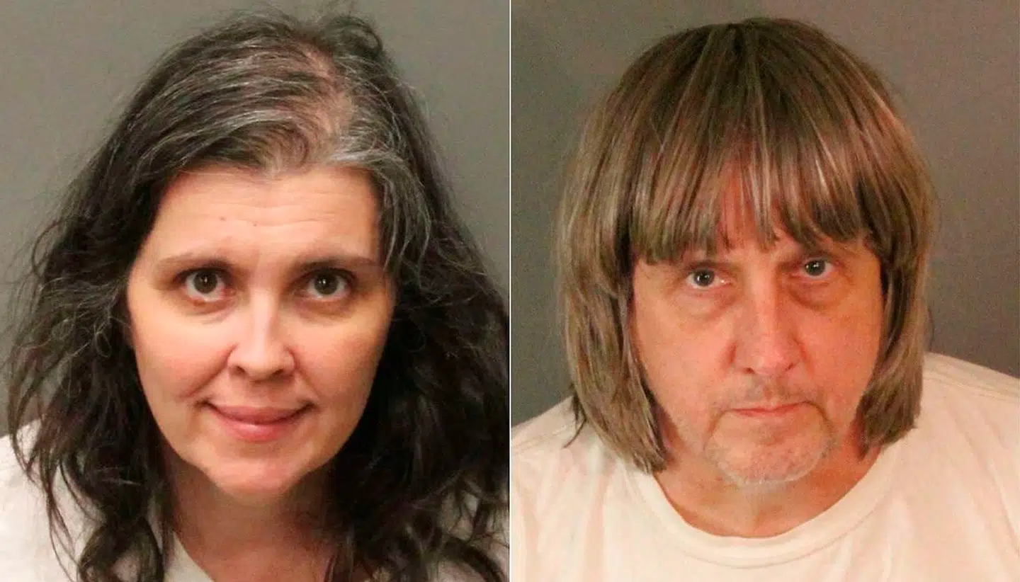 Her 49-årige Louise Anna Turpin og David Allen Turpin på 57 år.