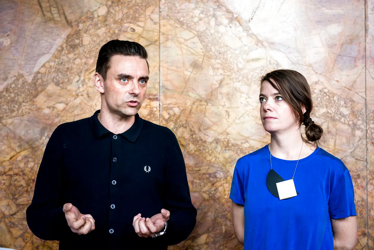 Marie Kold-Kjær Højlund og Simon Kvamm.