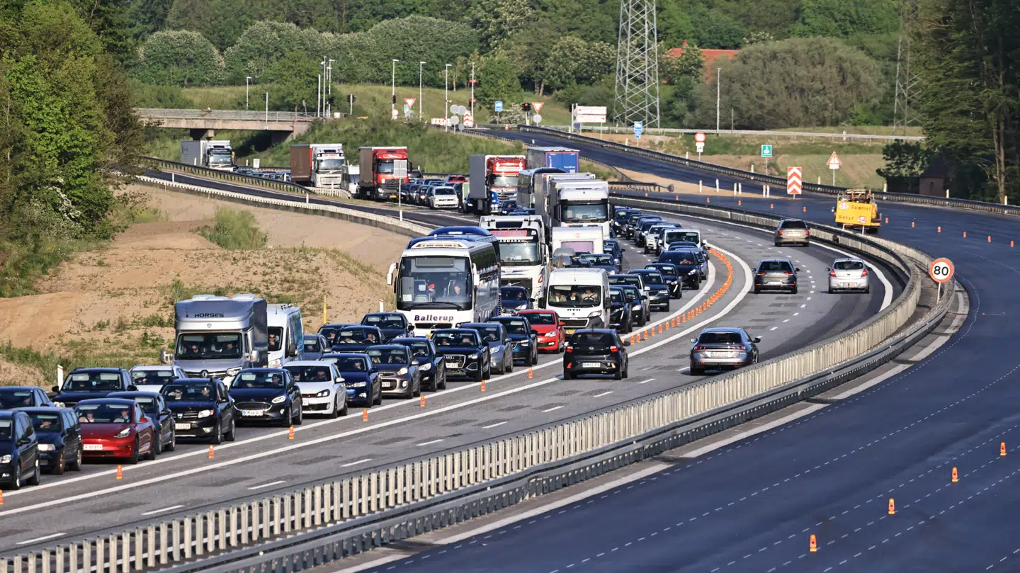 Uheld fredag aften på Fynske Motorvej.