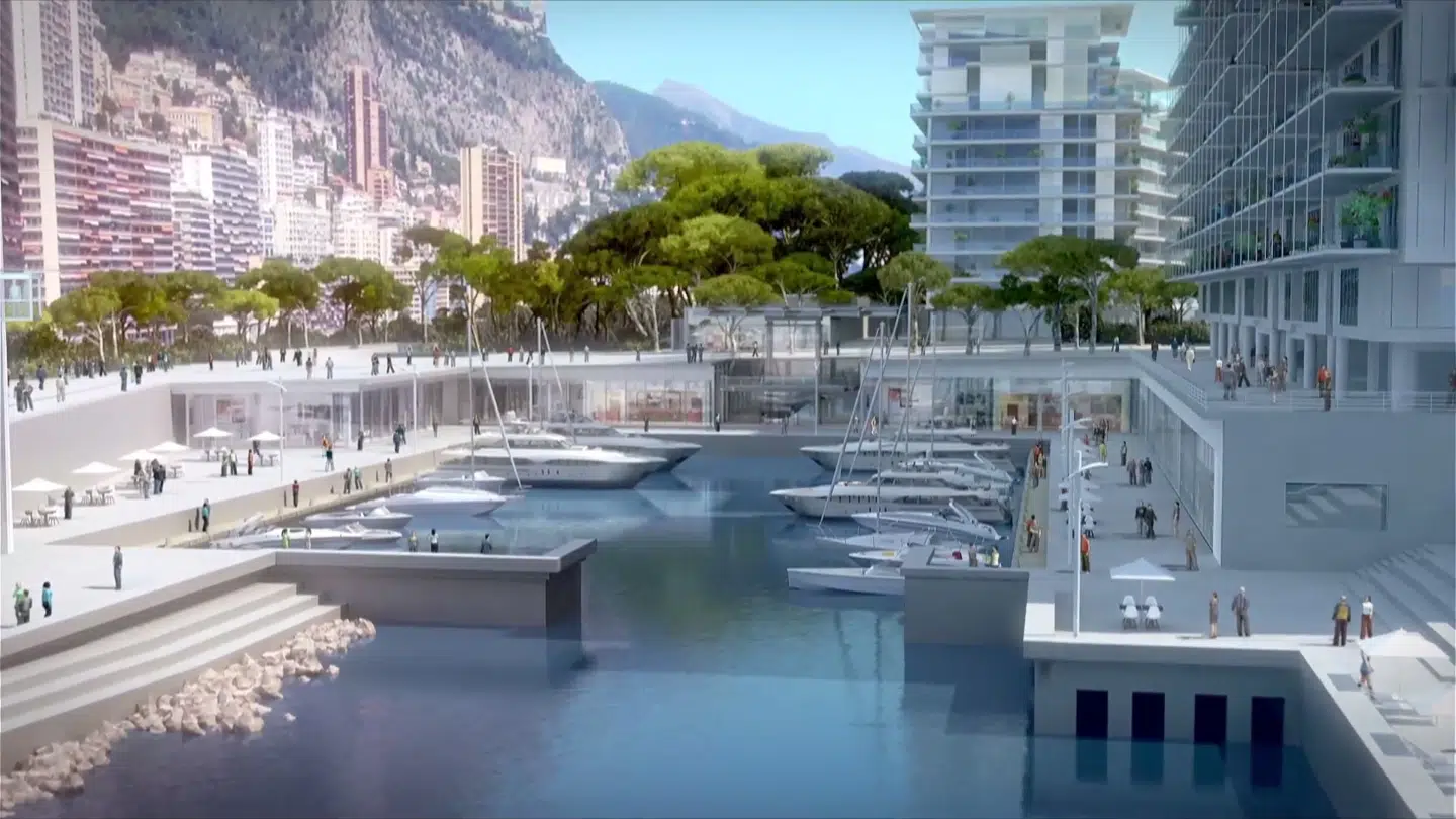 Sådan kommer den nye lystbådehavn til at tage sig ud.