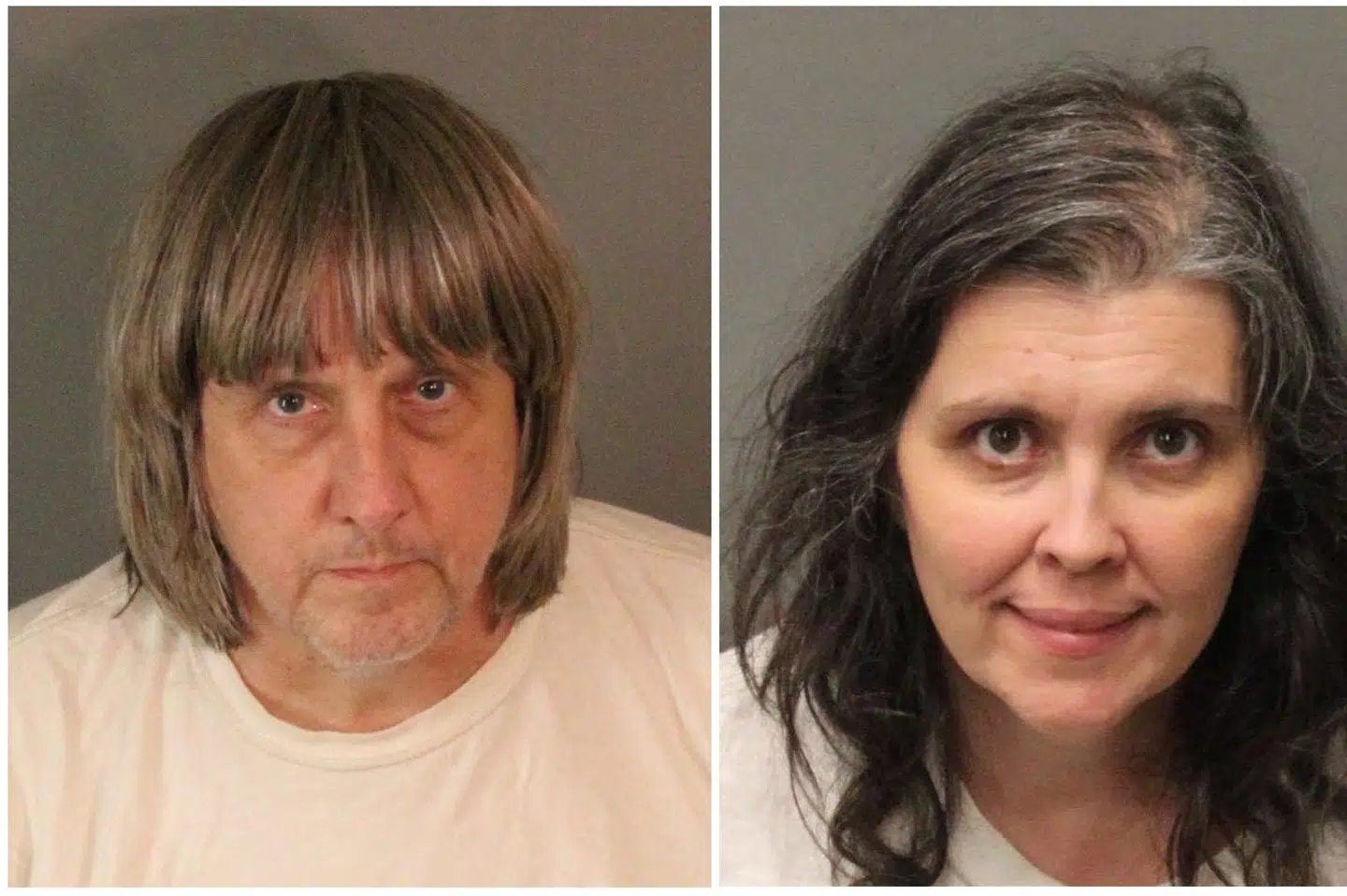 David og Louise Turpin er mistænkt for at holde deres 13 børn i alderen fra to til 29 år indespærret i familiens hjem i Perris i det sydlige Californien. Reuters/Handout/arkiv