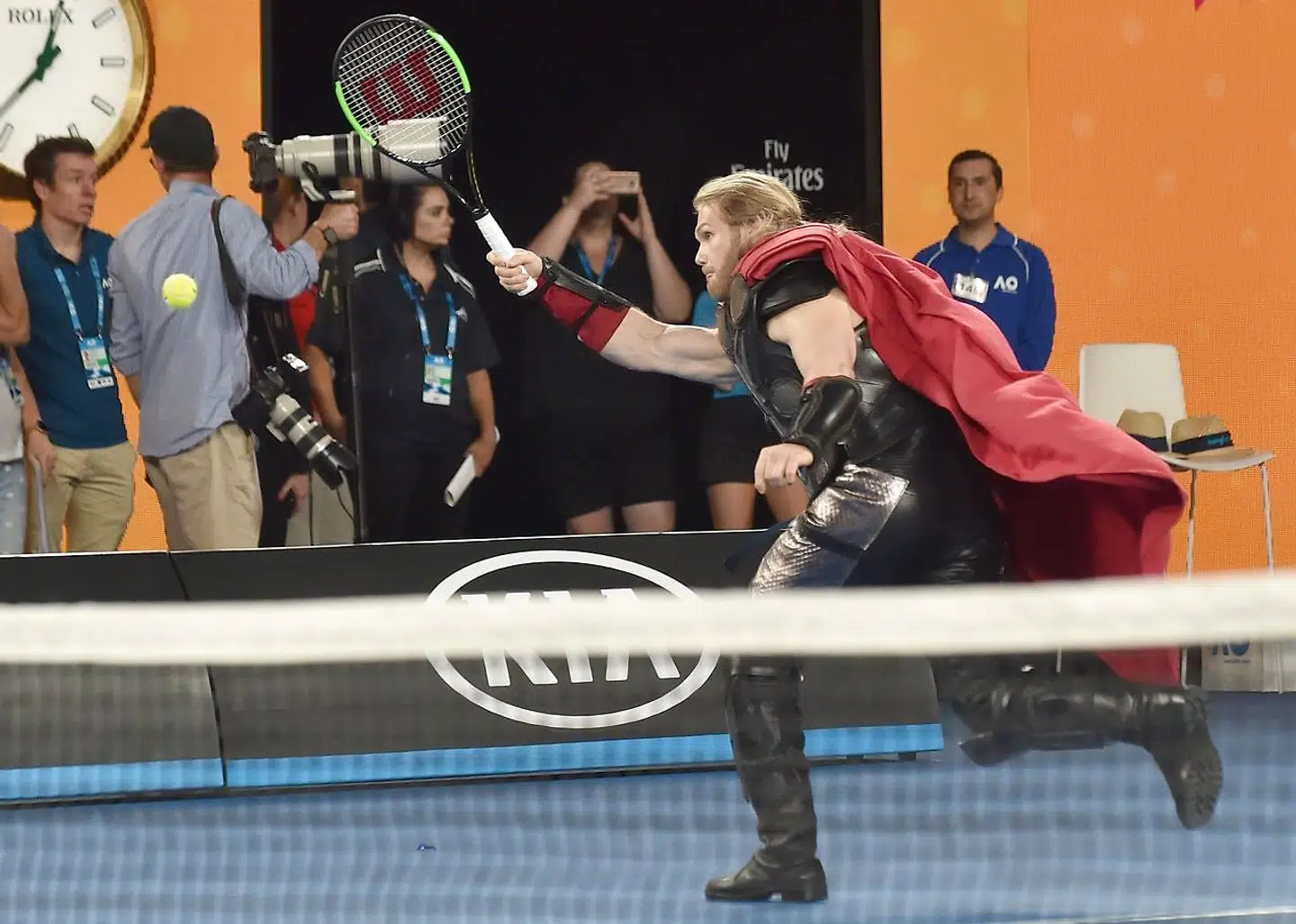 Thor som tennisstjerne
