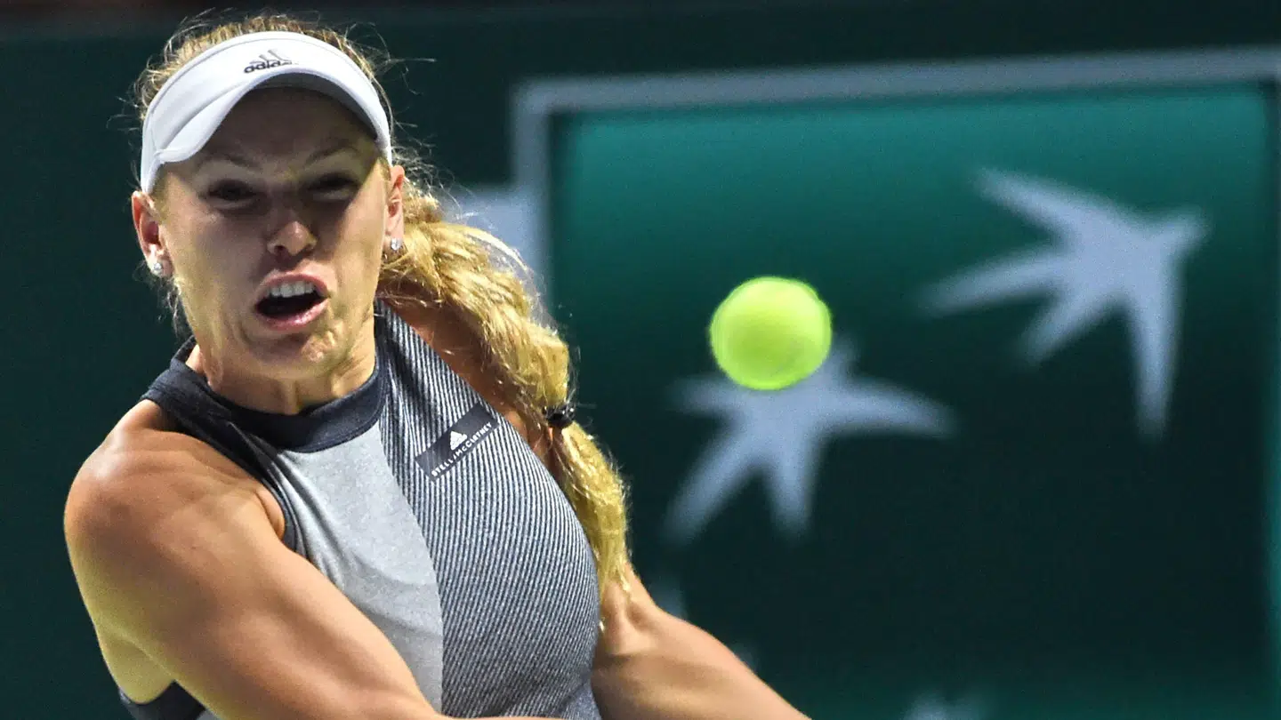 Caroline Wozniacki åbnede tirsdag 2018 med en sejr i New Zealand.