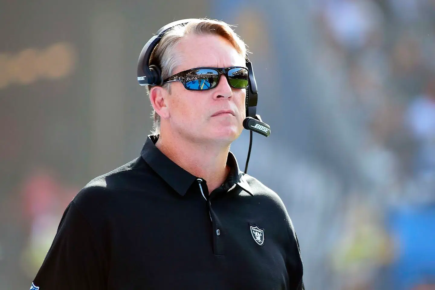 Jack Del Rio var en af fire trænere, der nytårsdag fik sparket i NFL. Derudover meddelte yderligere én, at han nu går på pension. Som afløser for Del Rio i Oakland Raiders lurer den tidligere Super Bowl-vindende træner Jon Gruden, der har en fortid i klubben. Foto: AFP
