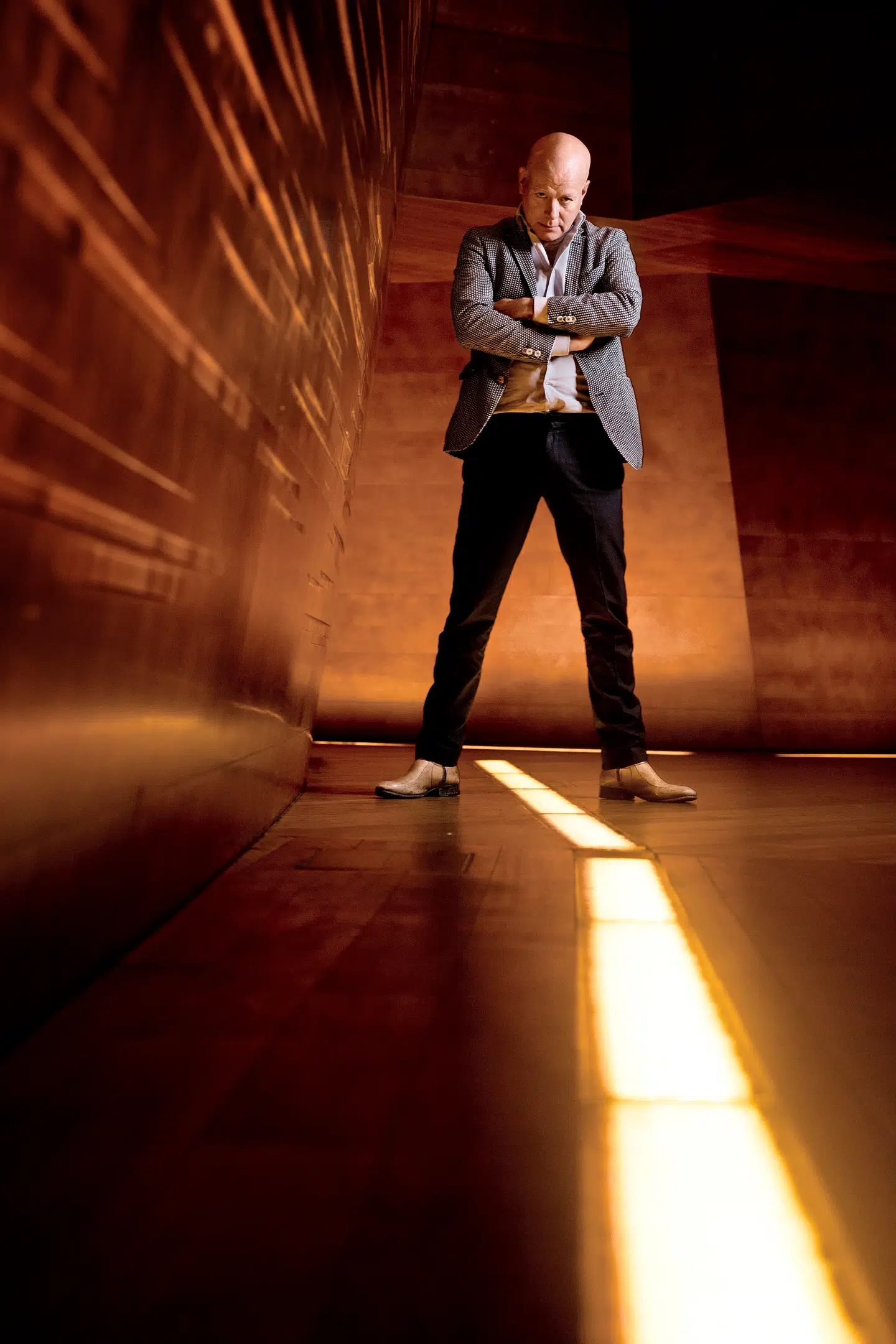 Thomas Blachman, jazzmusiker, komponist, producer og dommer i X Factor. Her er Thomas Blachman fotograferet i Koncerthuset i DR-Byen.