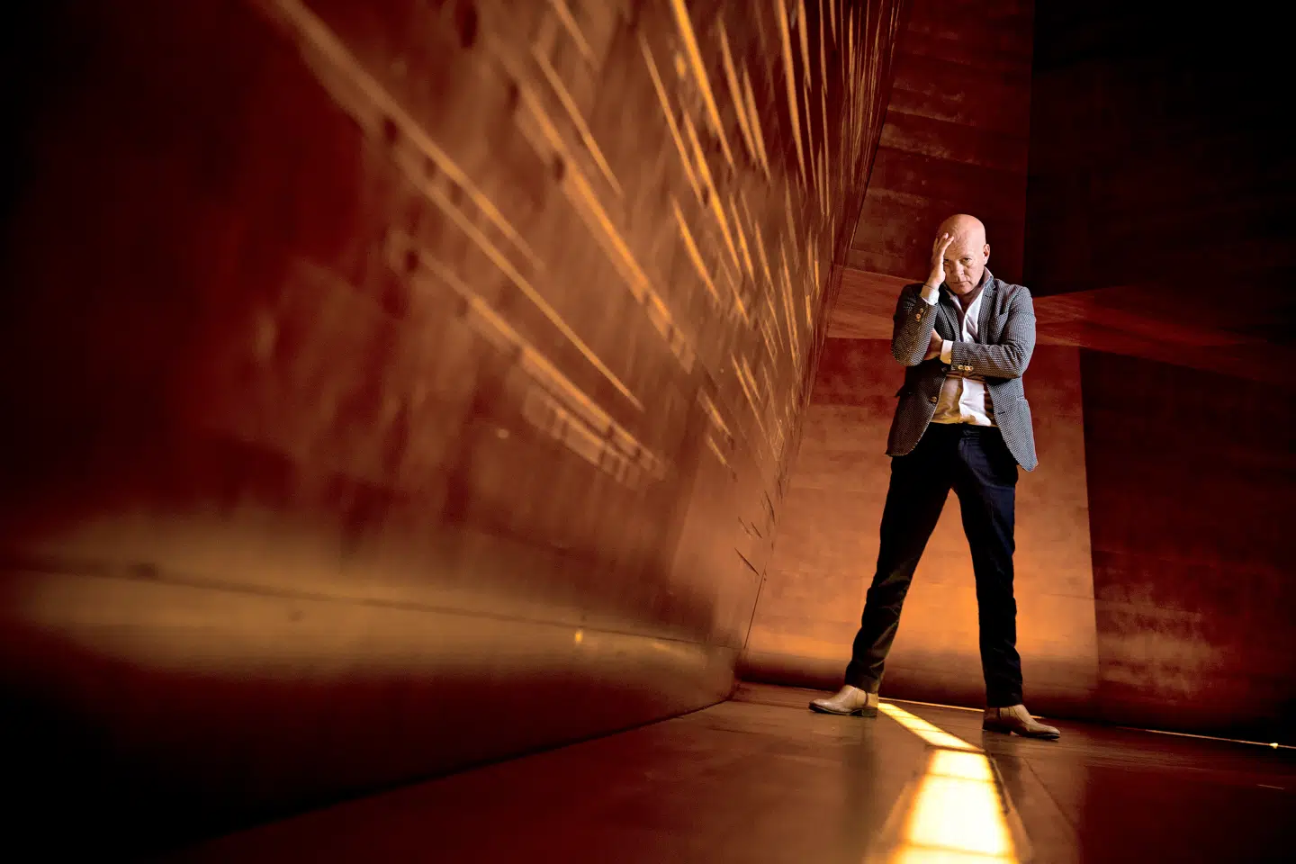 Thomas Blachman, jazzmusiker, komponist, producer og dommer i X Factor. Her er Thomas Blachman fotograferet i Koncerthuset i DR-Byen.