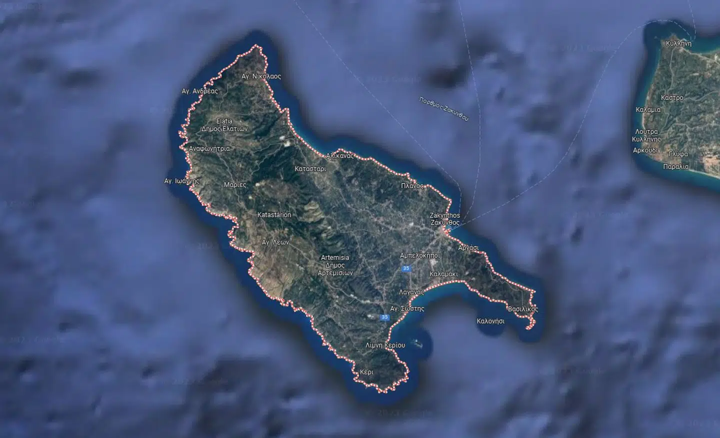 Det danske ægtepar blev ifølge lokale medier anholdt på den græske ferieø Zakynthos.