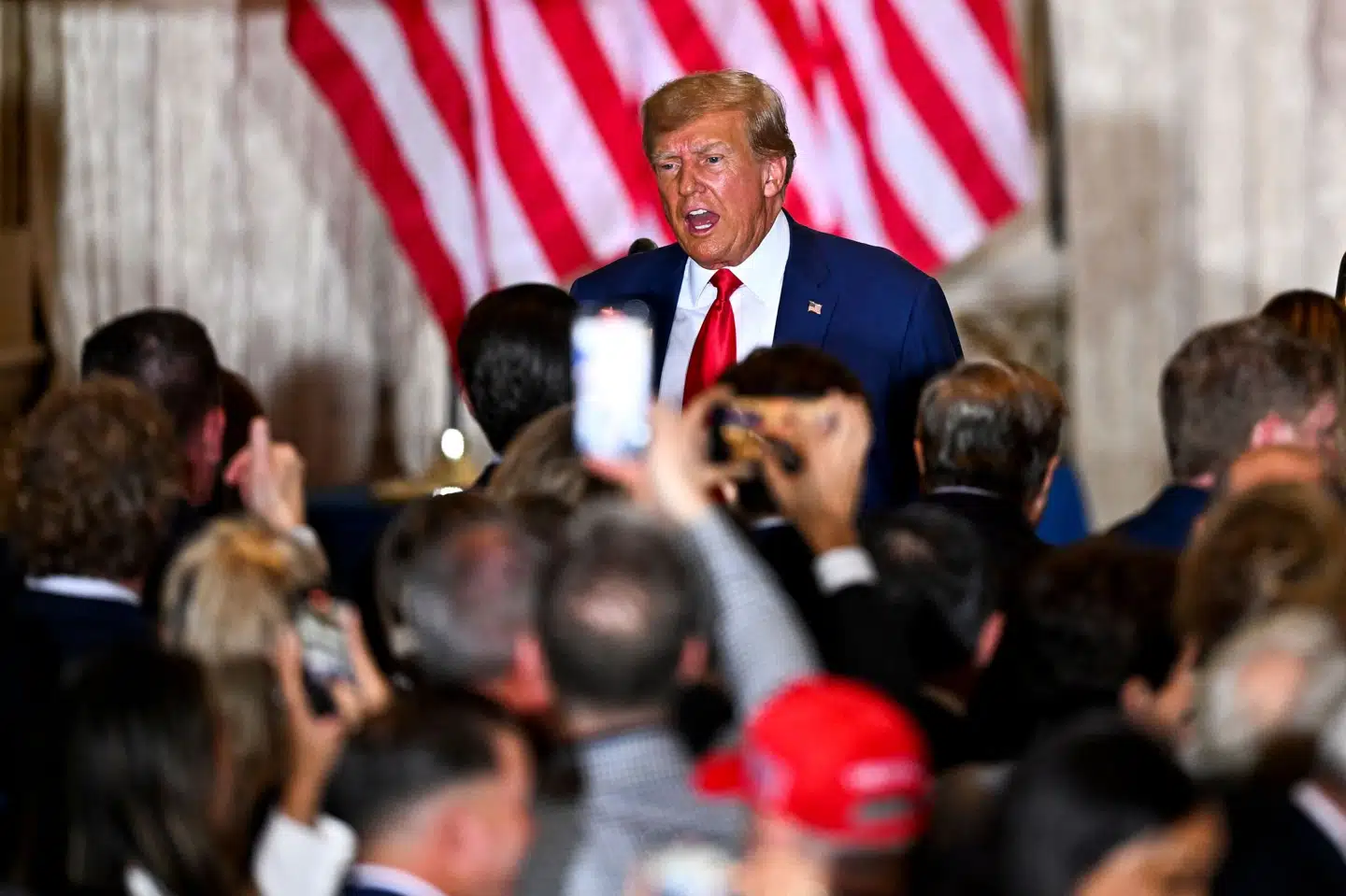 Den tidligere præsident Donald Trump forsøger igen at blive republikanernes præsidentkandidat ved valget i USA i 2024. Chandan Khanna/Ritzau Scanpix