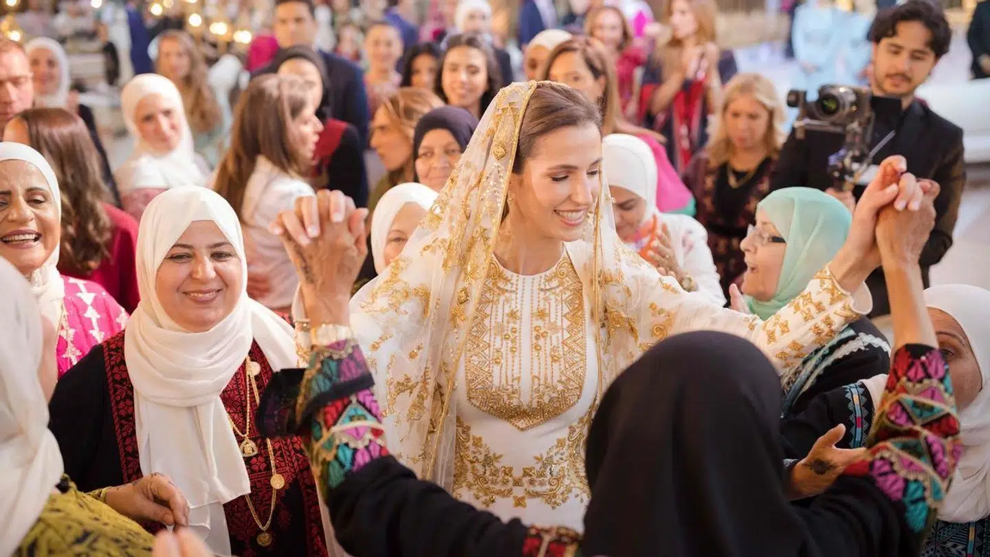 Bruden fik også en fin fest.