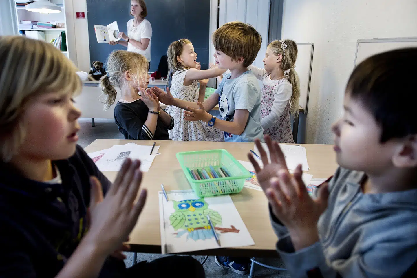 I Københavns Kommune er det slut med at kalde det første år i folkeskolen for 0. klasse. Borgerrepræsentationen har besluttet sig for at ensrette betegnelsen for det første skoleår til børnehaveklasse. Det skal sende et signal om, at det første skoleår er en overgang mellem børnehave og skole. (Arkivfoto). Liselotte Sabroe/Ritzau Scanpix