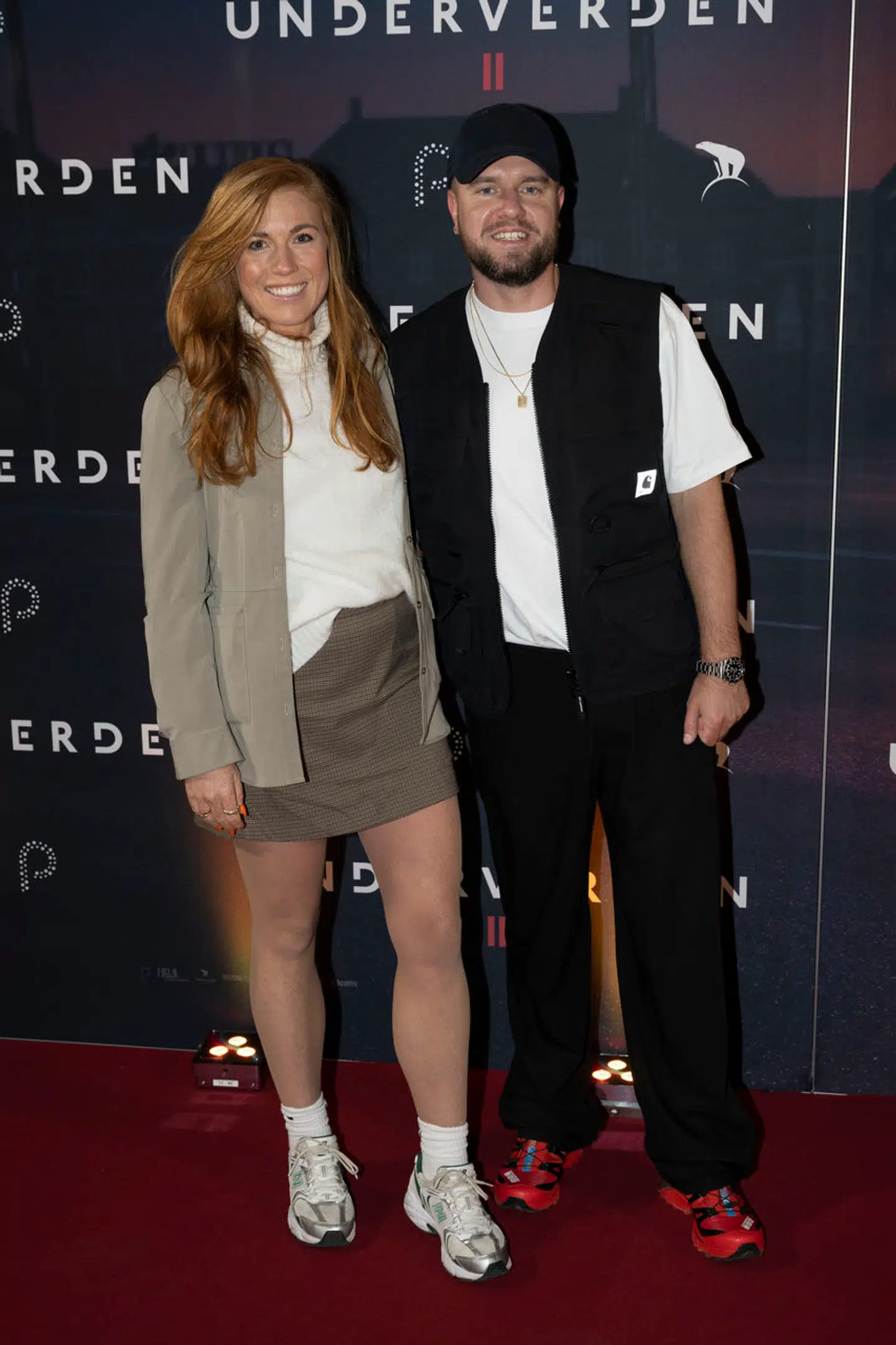 Anders Hemmingsen og kæresten til premiere på Underverden 2 i Imperial.