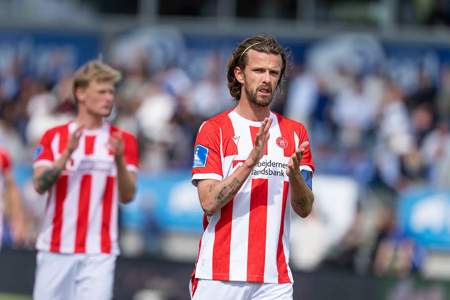 Lucas Andersen og AaB risikerer at rykke ned. (Foto: Claus Bech/Ritzau Scanpix)