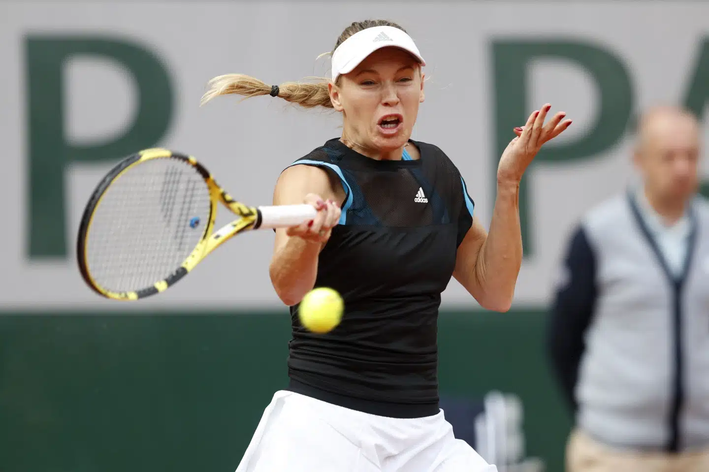 Caroline Wozniacki deltog sidste gang i French Open i 2019. Nu er hun tilbage for at spille legendeturnering i Paris. (Arkivfoto). Vincent Kessler/Reuters