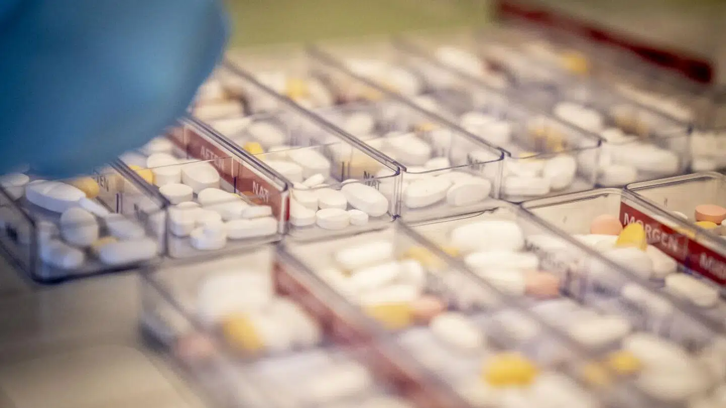 Medicin fordeles til beboere på Frederiksgadecenteret i Haslev, 28. oktober 2022. Plejecentret har omkring 48 beboere