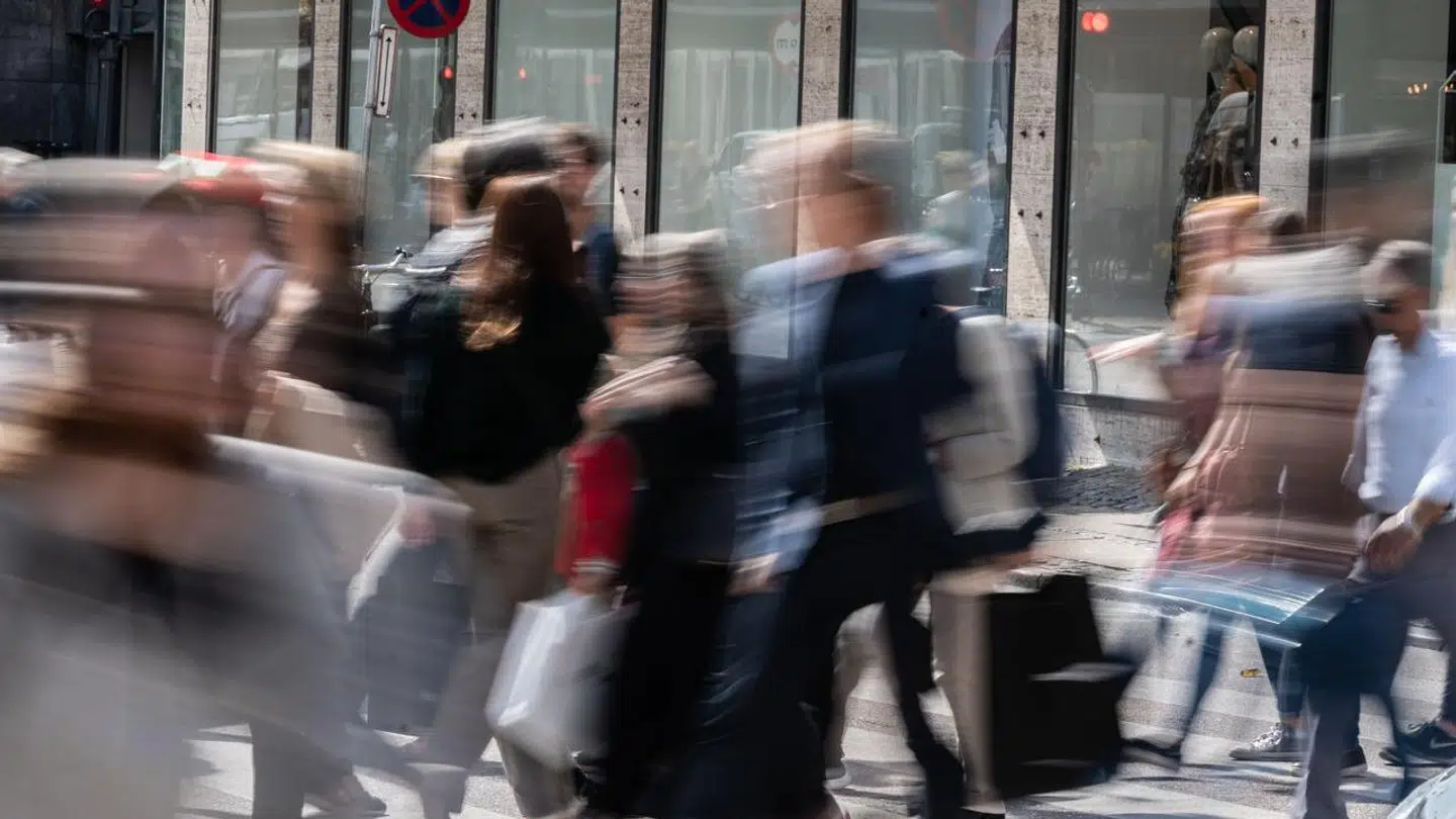 Mennesker på Strøget i København, tirsdag den 20. august 2019.