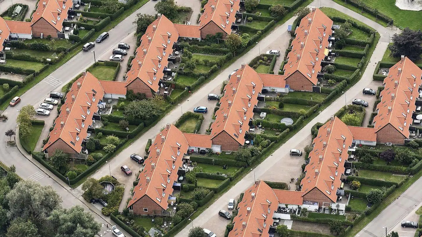 Parcellhuse, huse, bygninger, beboelse, ejerbolig, naboer