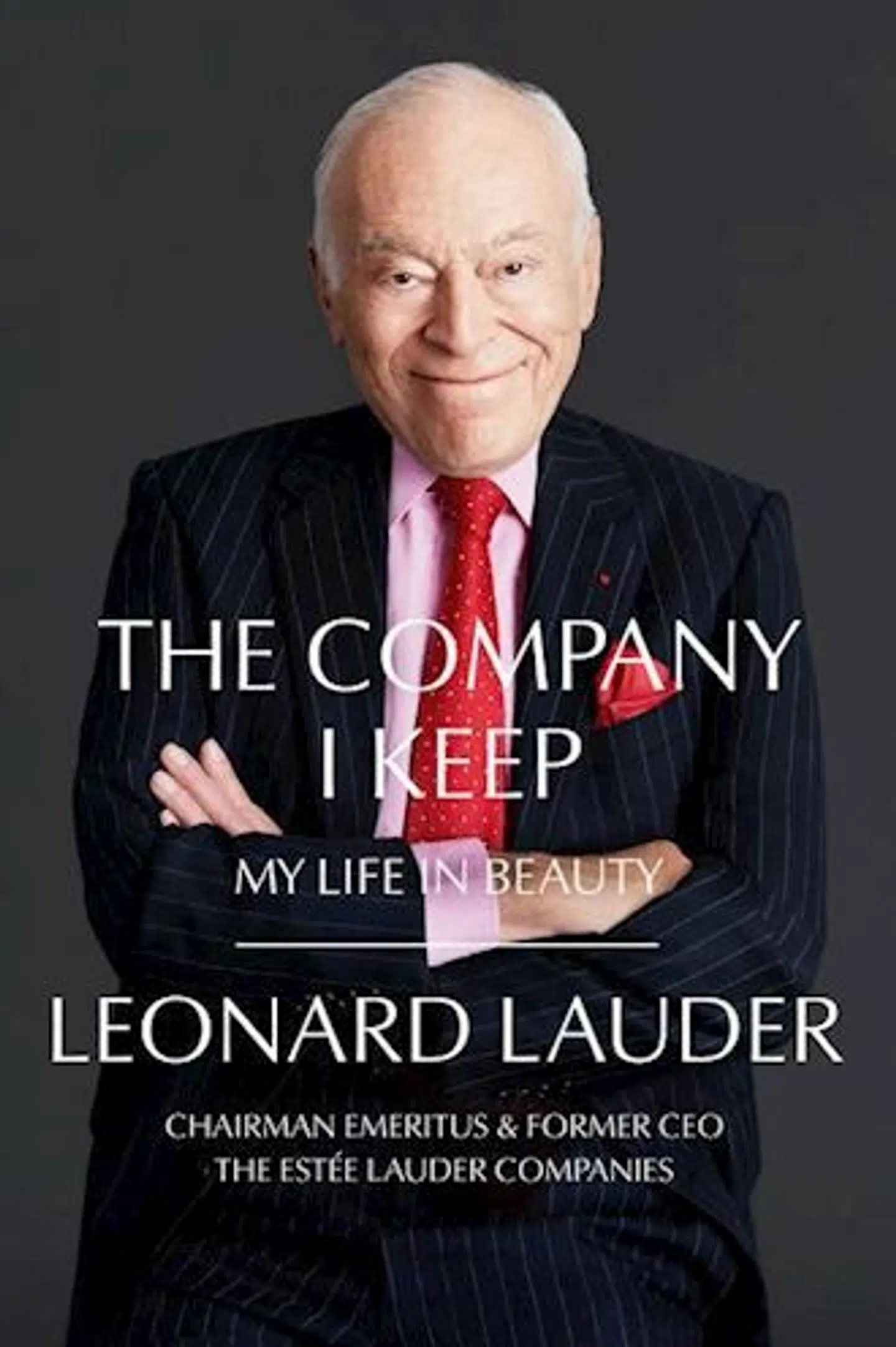 Her ses bogen 'The Company I Keep - My life in beauty' , der er skrevet af Leonard Lauder.