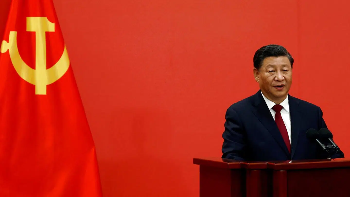 Her ses kinas Xi Jinping