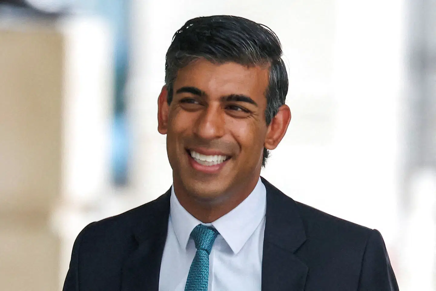 FILE PHOTO: Conservative leadership candidate Rishi Sunak arrives at Broadcasting House ahead of his appearance on BBC's Sunday with Laura Kuenssberg show in London, Britain September 4, 2022. REUTERS/Phil Noble/File Photo