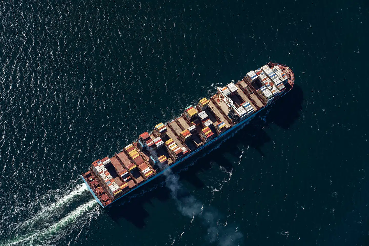 Marie Mærsk during near The Grealt Belt Bridge during the second stage of Tour de France from Roskilde to Nyborg on Saturday, July 2, 2022.