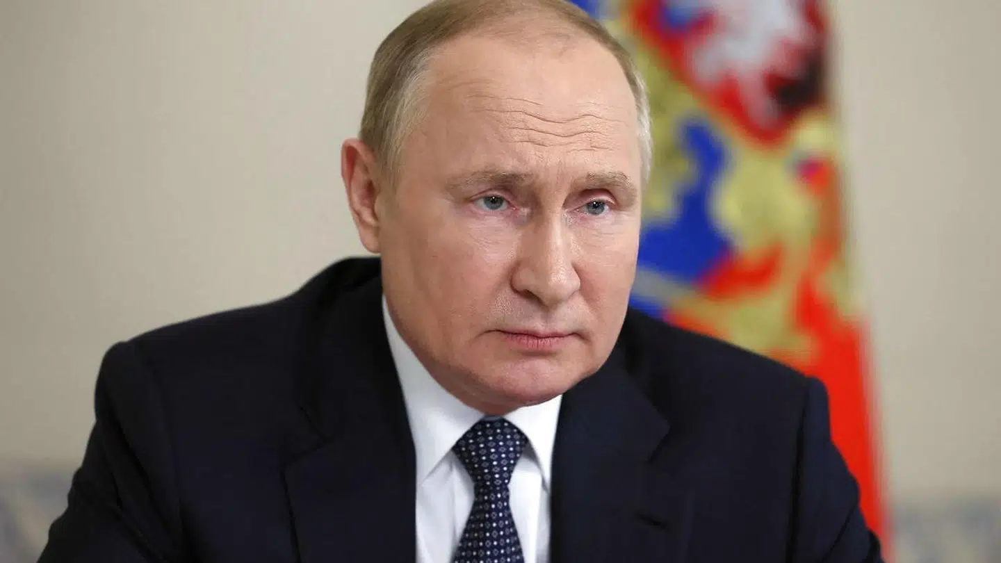 Her ses Ruslands præsident Vladimir Putin