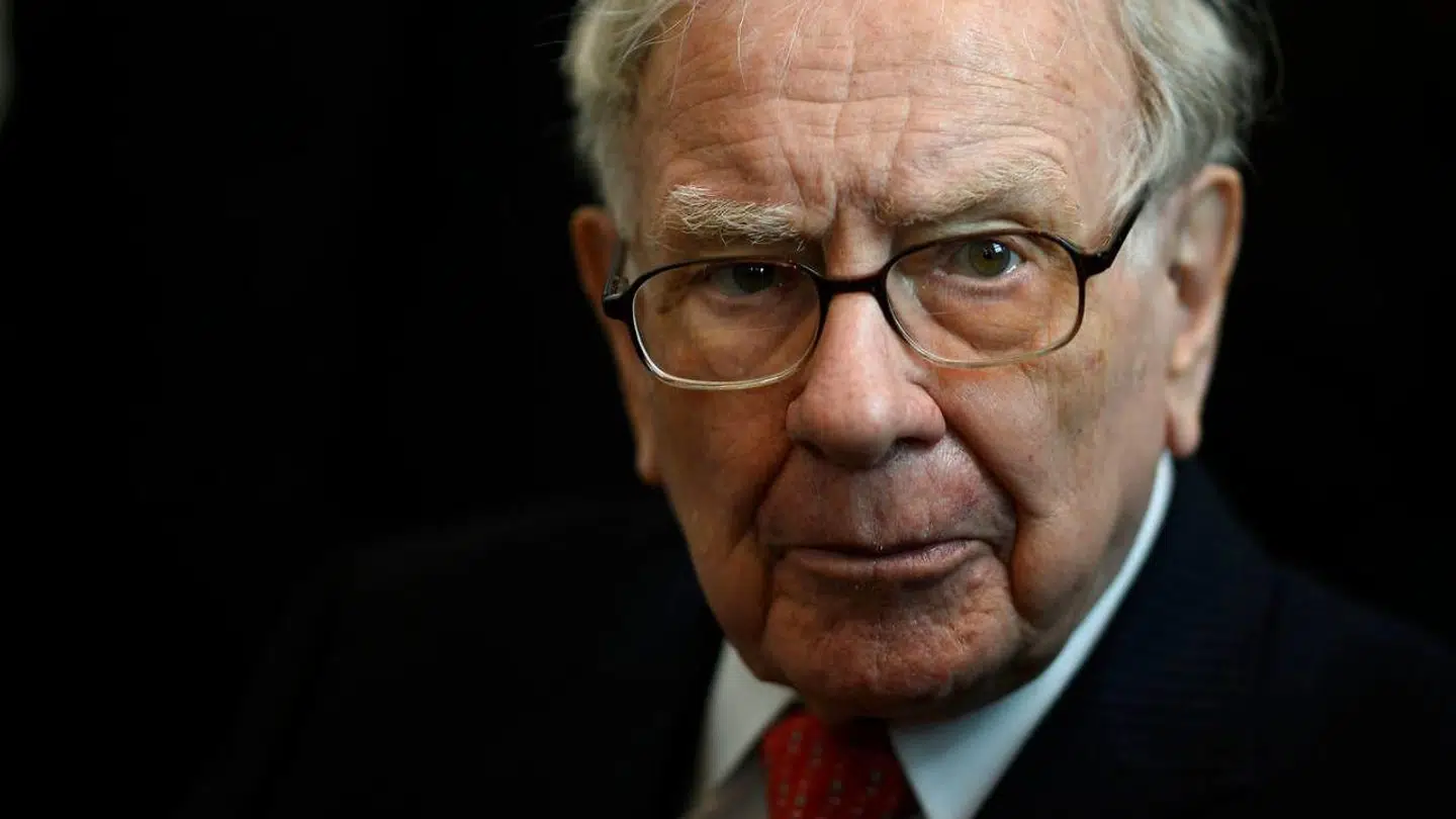 Her ses et billede af Warren Buffett