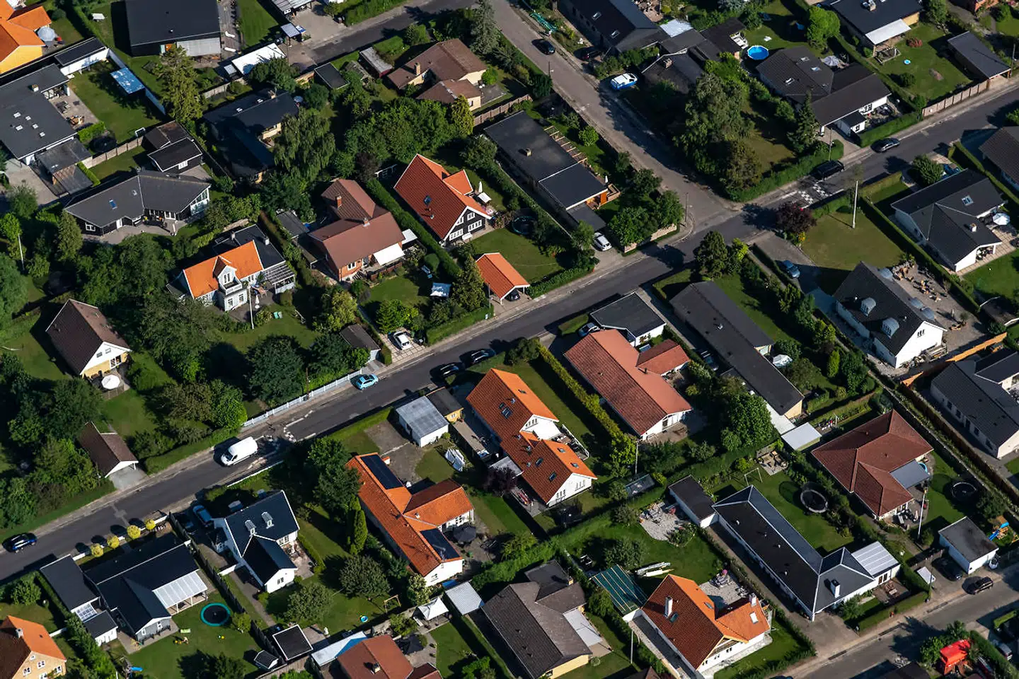 Dragør fra luften huse i Dragør set fra luften