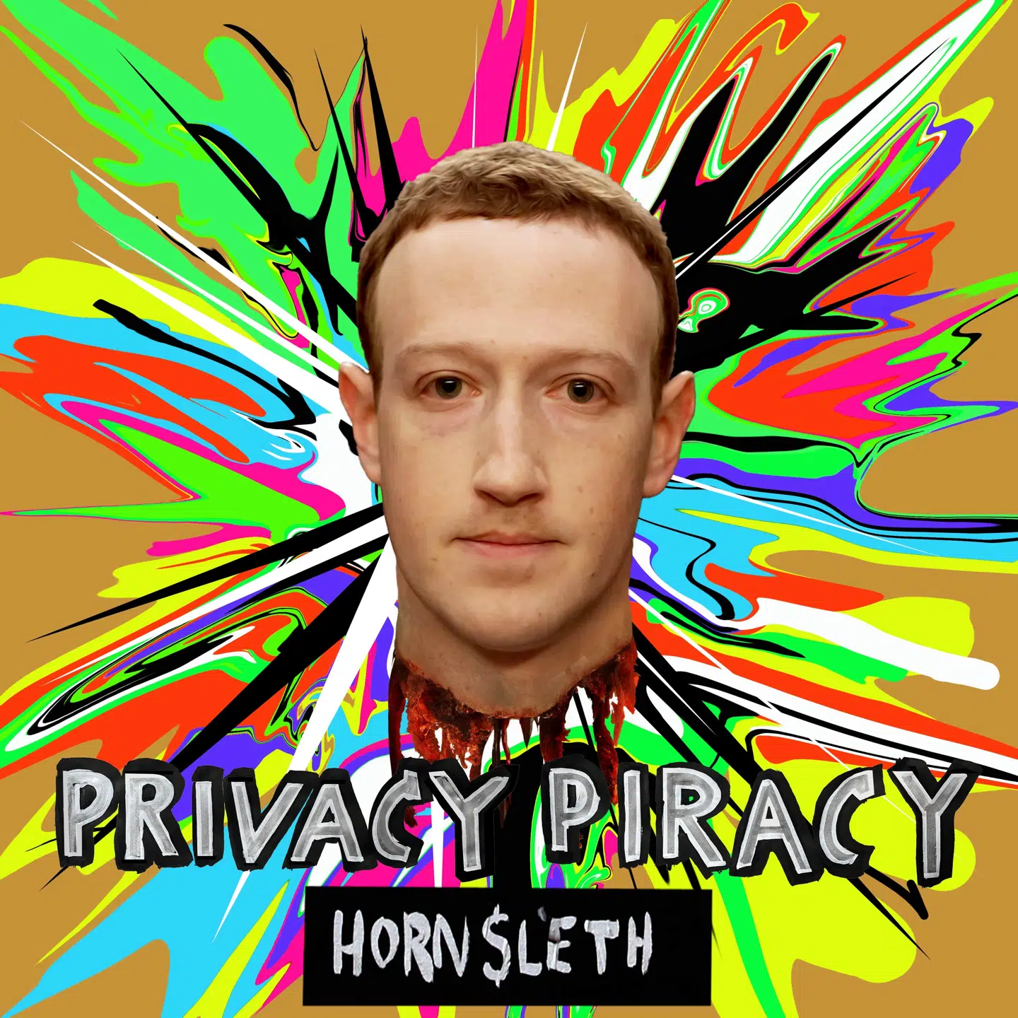 En del af de af de 5555 nye værker forestiller afhuggede hoveder af nogle af de helt store Silicon Valley-chefer såsom Mark Zuckerberg fra Facebook. Foto: Kristian von Hornsleth.