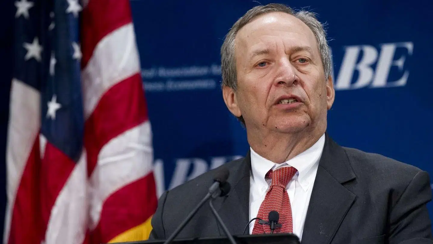 Her ses Larry Summers, der var finansminister under præsident Bill Clinton og øverste økonomiske rådgiver for præsident Barack Obama,