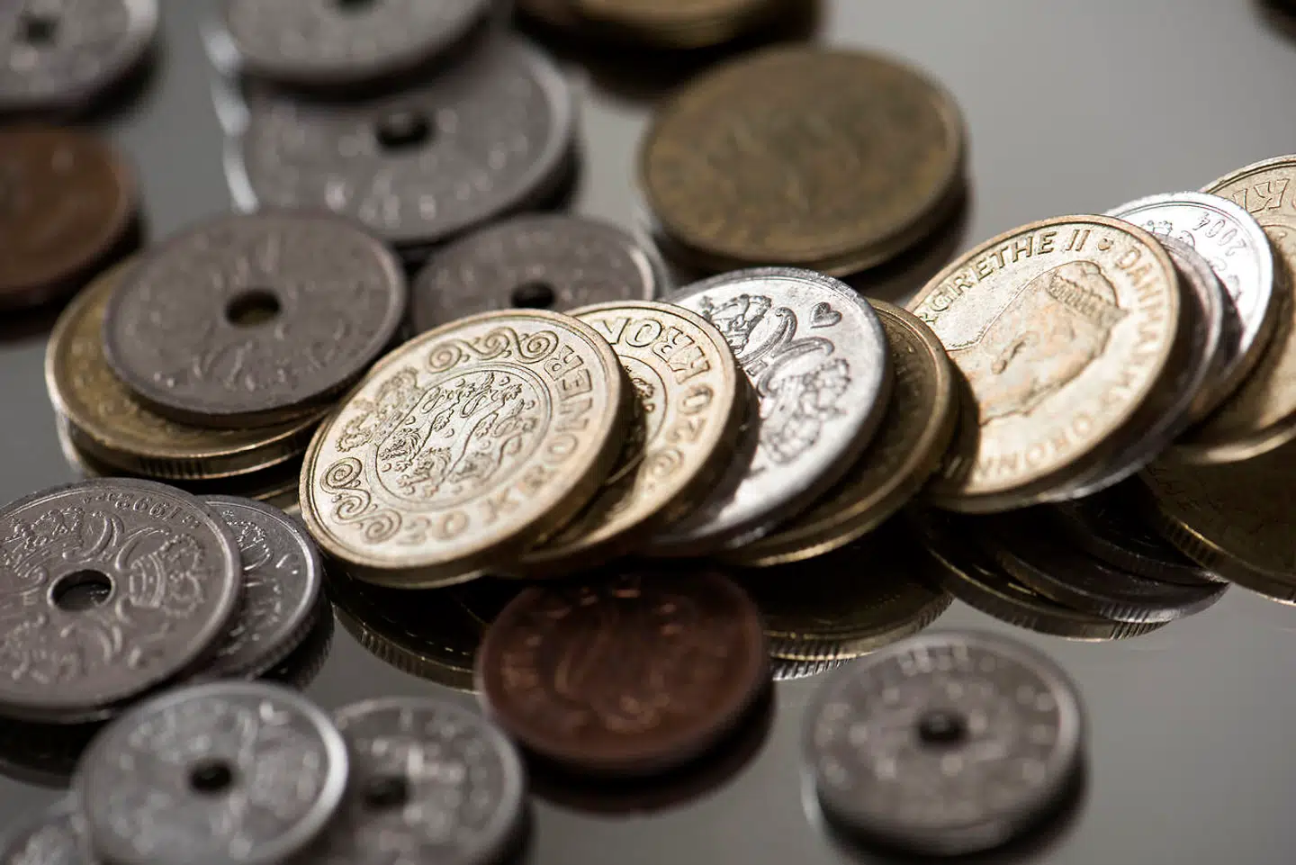 Penge, mønter og sedler, torsdag den 5. marts 2020.