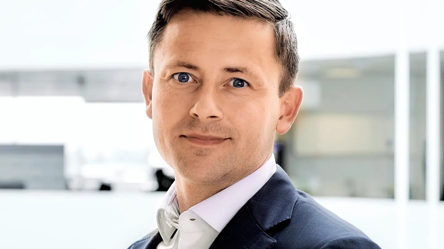 Her ses aktiechef Philip Jagd fra Sampension.