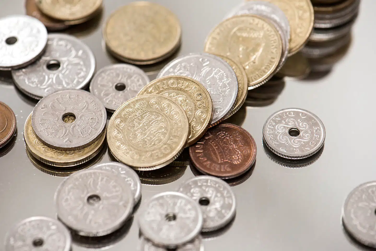 Penge, mønter og sedler, torsdag den 5. marts 2020.