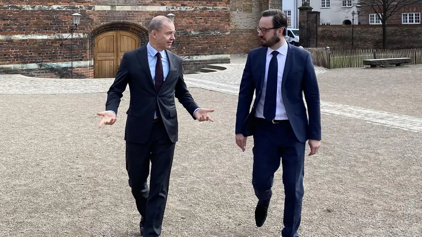 Her ses St. Petri Capitals to chefporteføljeforvaltere, Jens Larsson (t.v.) og Michal Danielewics (t.h.) og Jens Larsson.