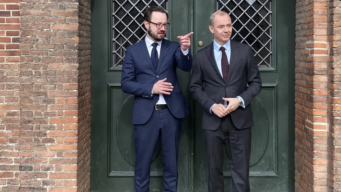 Her ses St. Petri Capitals to chefporteføljeforvaltere, Michal Danielewicz (t.v.) og Jens Larsson (t.h.)