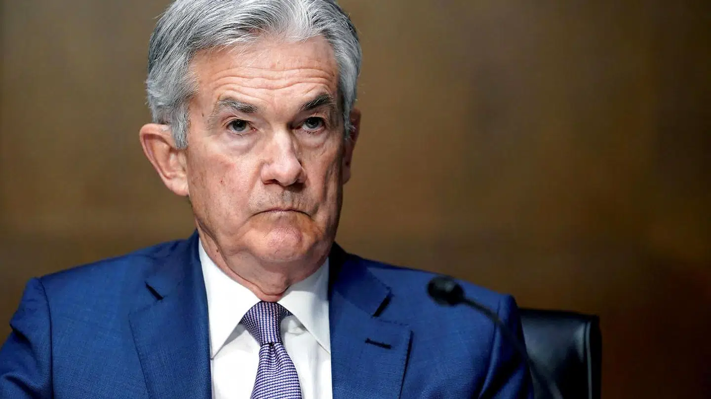 Her ses chefen for den amerikanske centralbank Jerome Powell