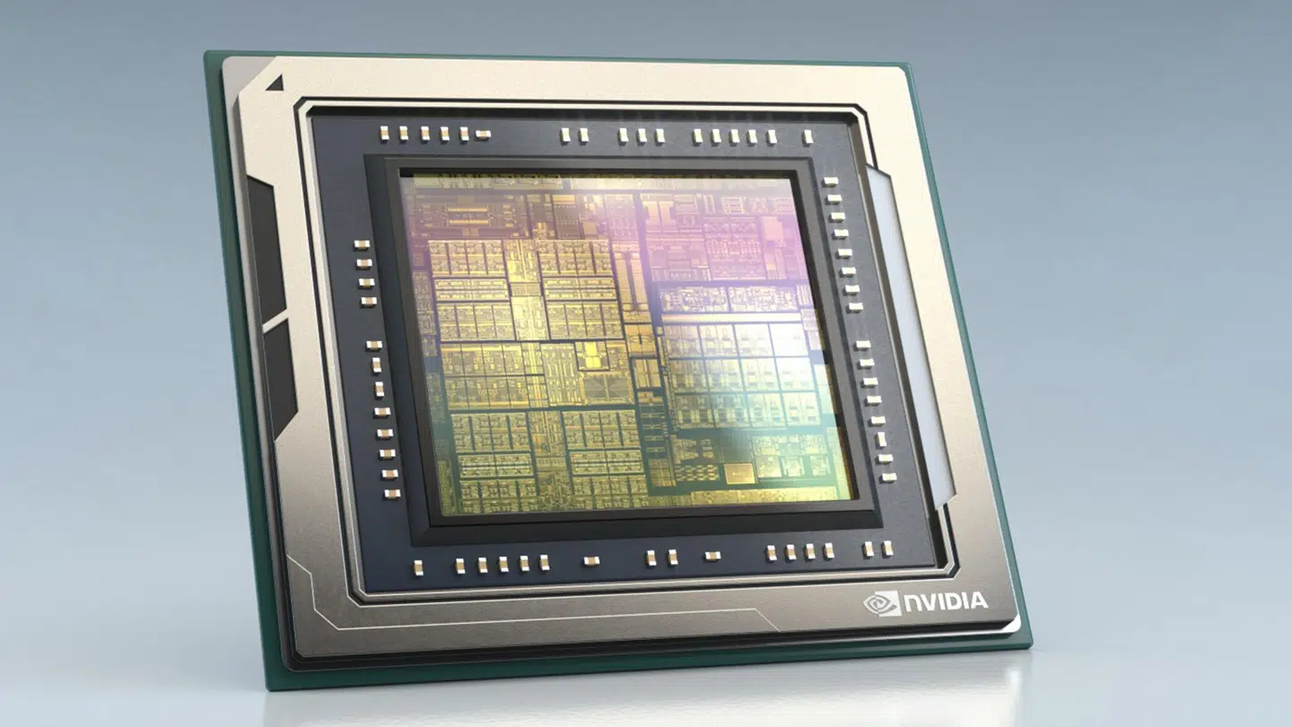 Her ses Nvidias computerchip, NVIDIA DRIVE