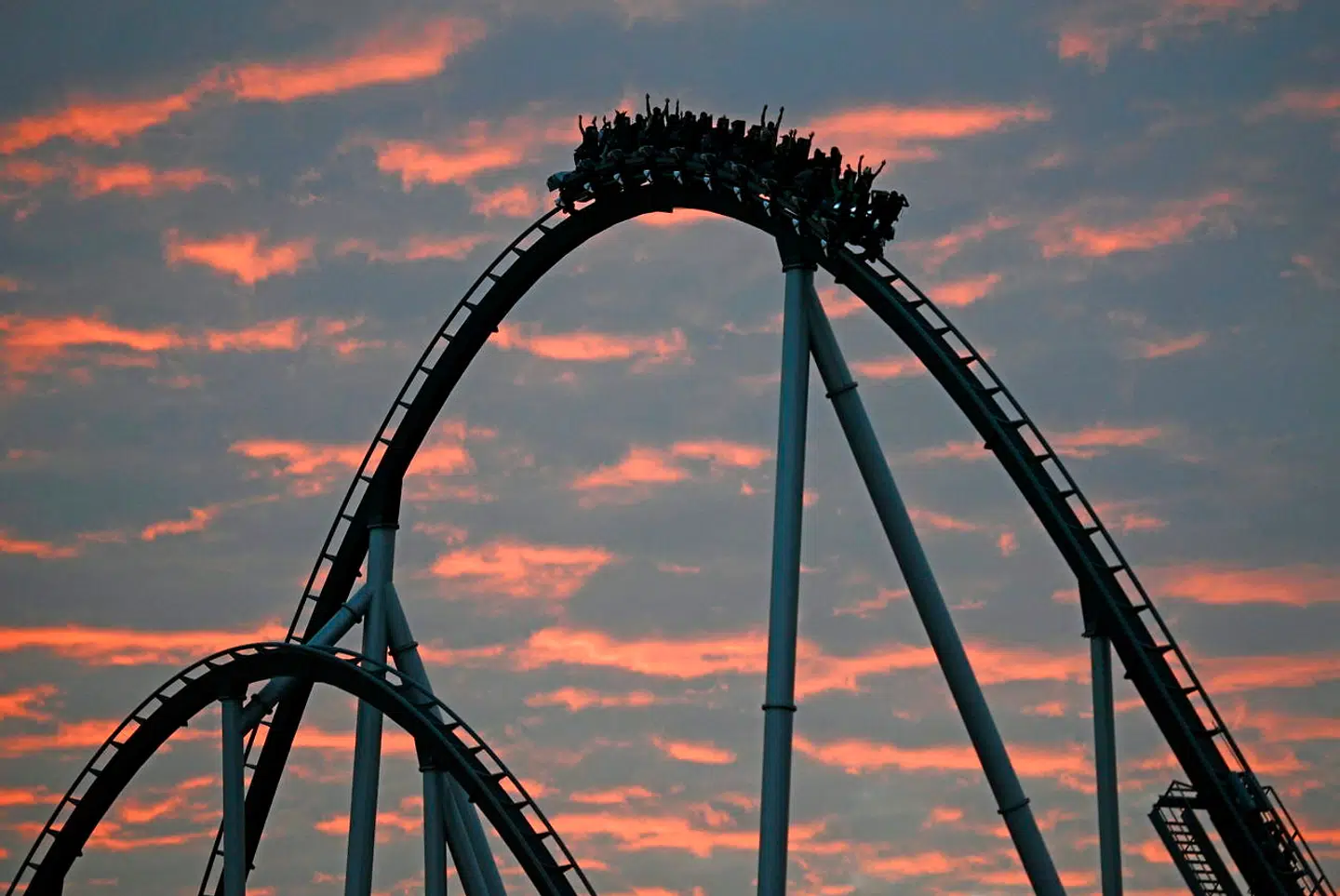 Her ses rutsjebanen 'Silver Star' i Europa Park i Rust i Tyskland (genrefoto).