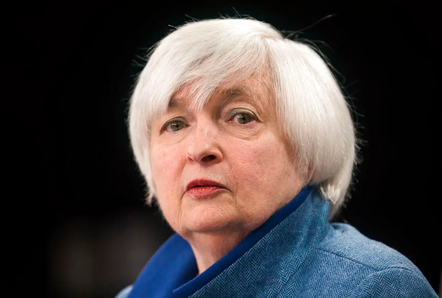 Her ses Janet Yellen, der står til at blive USA's næste finansminister, hvis hun altså bliver godkendt af Senatet. Hun var den første kvindelige Fed præsident i perioden 2014-2018.