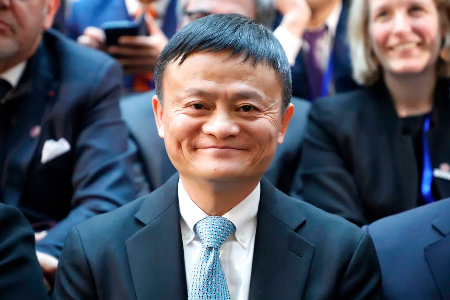 Her ses Alibaba's grundlægger Jack Ma