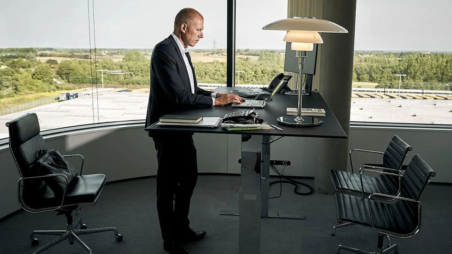 Her ses Jens Bjørn Andersen, der er chef for DSV-Panalpina