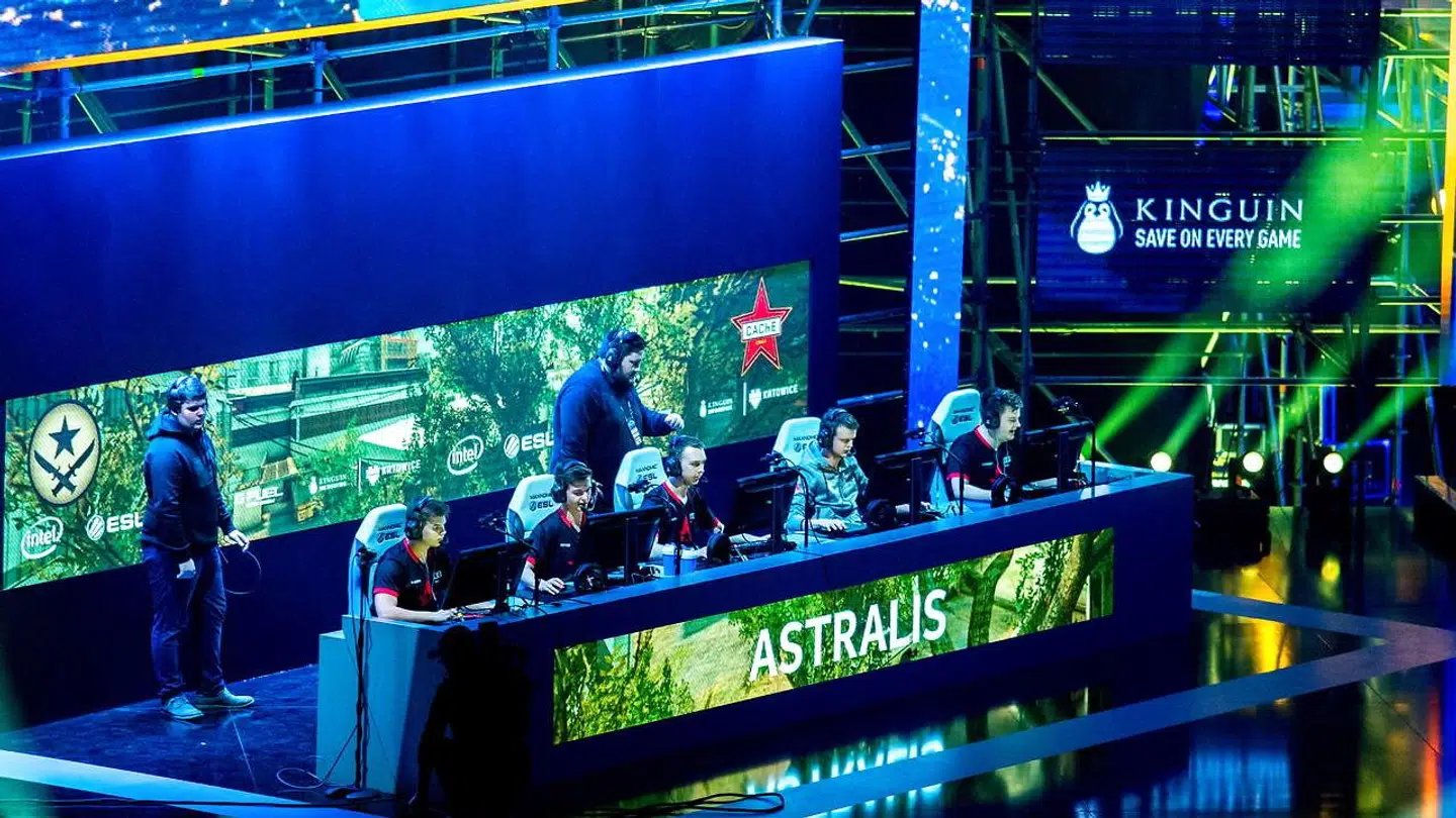 Her ses spillere fra det danske CounterStrike-hold, Astralis.