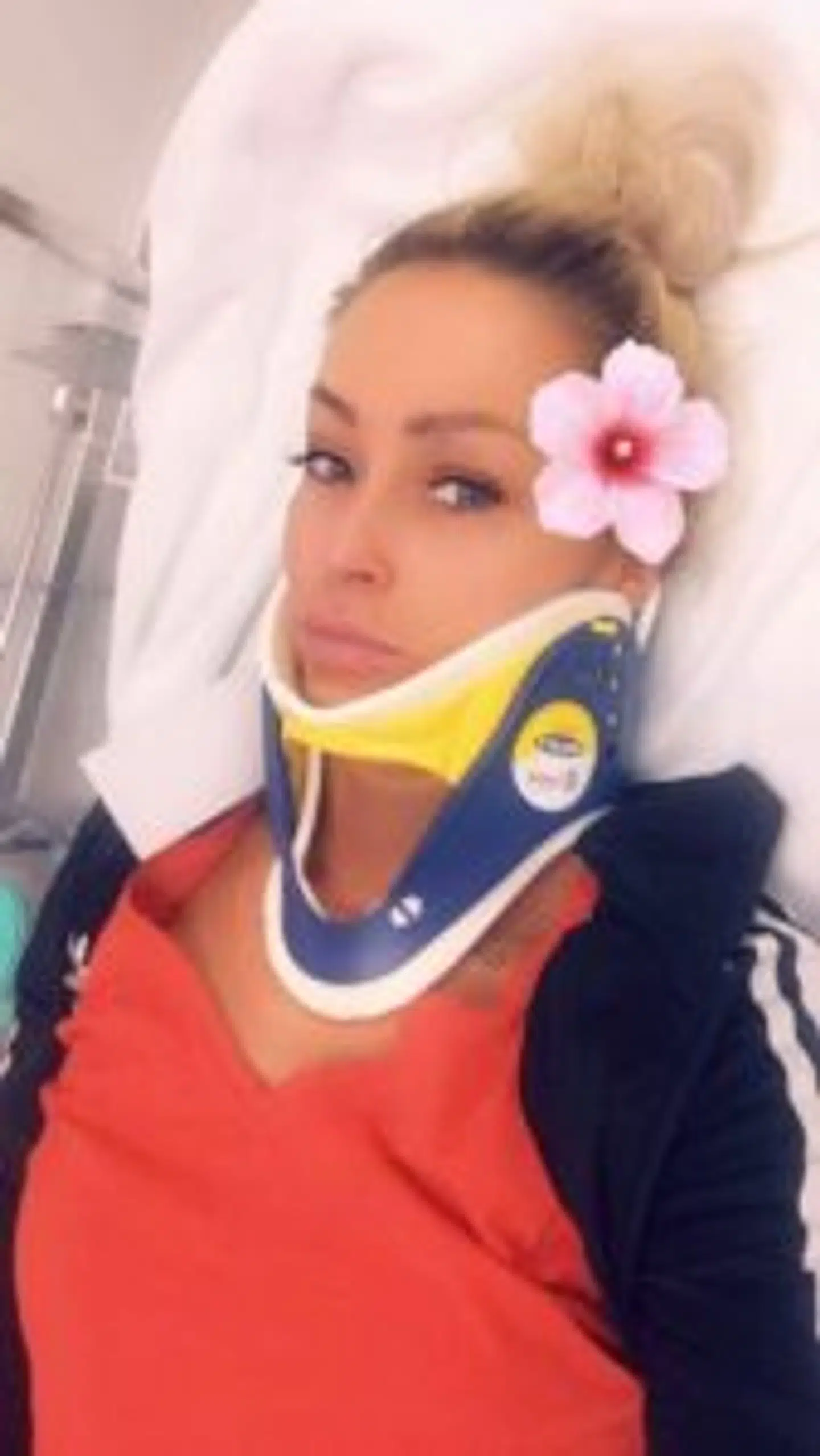 Her ses Kia efter ulykken (Foto: Privat)