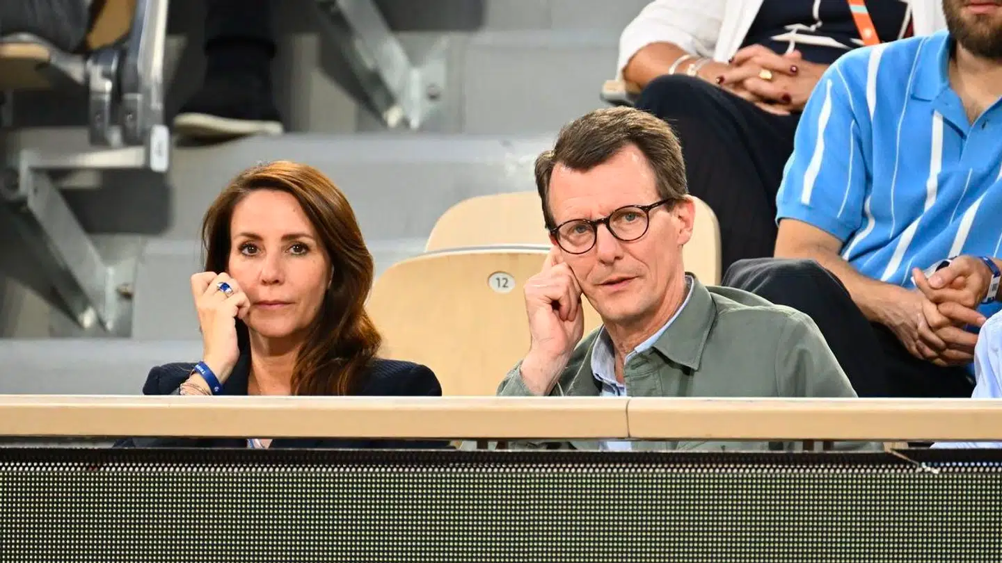 Prinsesse Marie og prins Joachim er til French Open.