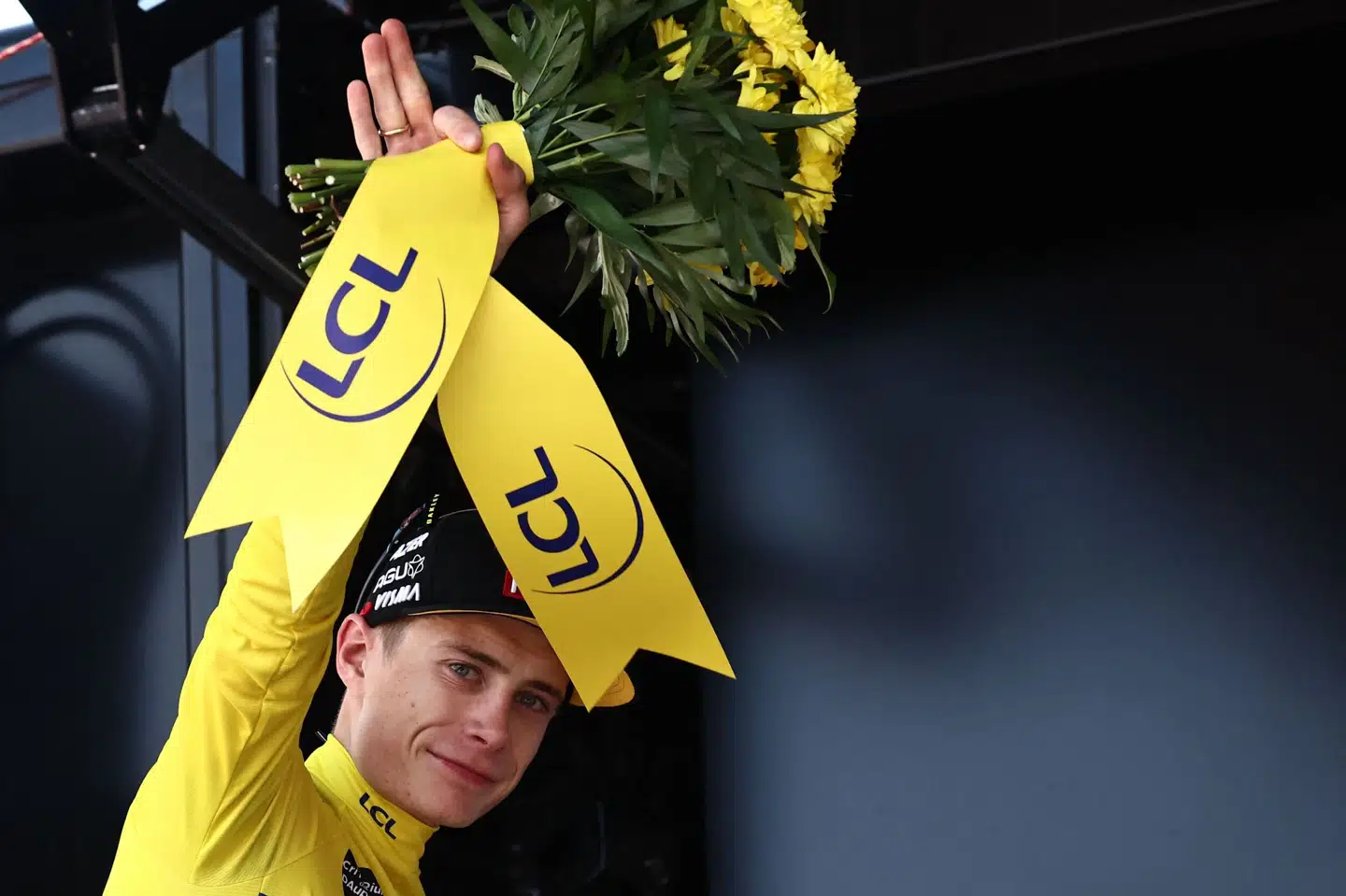 Jonas Vingegaard tog torsdag førertrøjen i Criterium du Dauphine. Anne-Christine Poujoulat/Ritzau Scanpix